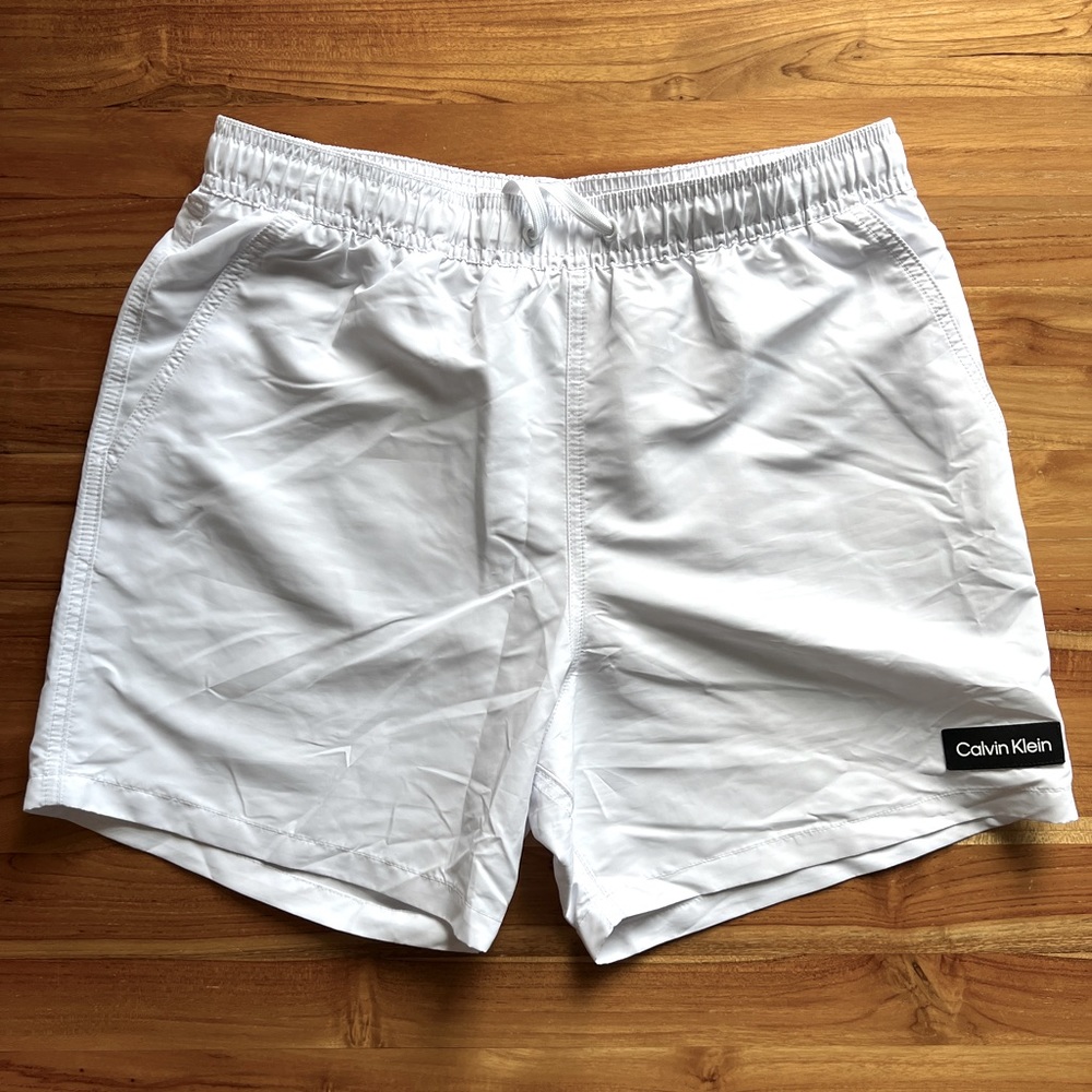 NWT Calvin Klein white bathing suit, size M